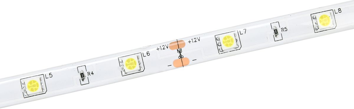 Лента светодиодная LSR-5050WW30-7.2-IP65-12В LSR2-1-030-65-3-05
