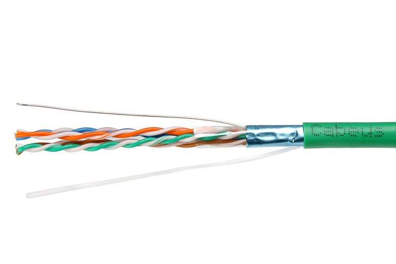 Кабель витая пара FTP-4P-Cat.5e-SOLID-LSLTx-GN-25 11267c-7