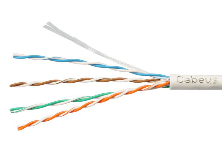 Кабель витая пара UTP-4P-Cat.5e-SOLID-LSZH-GY-LIGHT-25 9996c-7