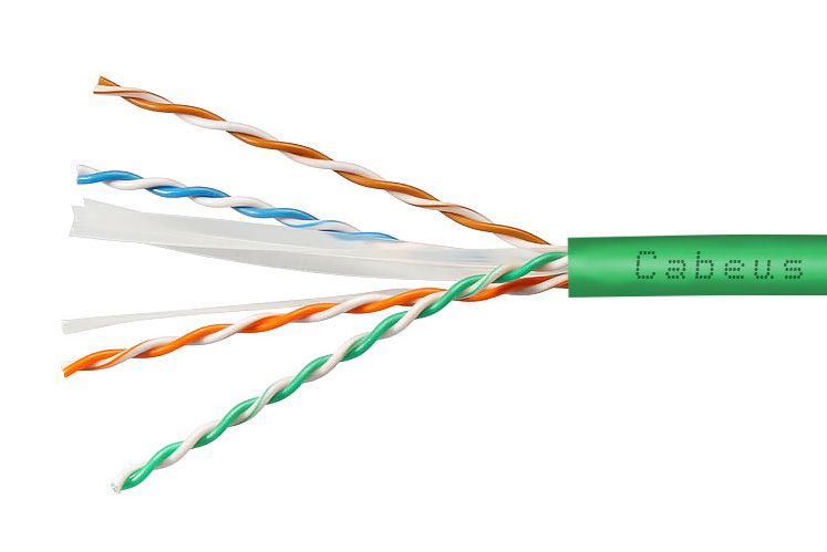 Кабель витая пара UTP-4P-Cat.6-SOLID-LSLTx-GN-50 11139c-6