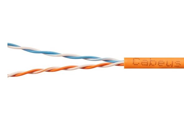 Кабель витая пара UTP-2P-Cat.5e-SOLID-LSZH-OR-25 12216c-7
