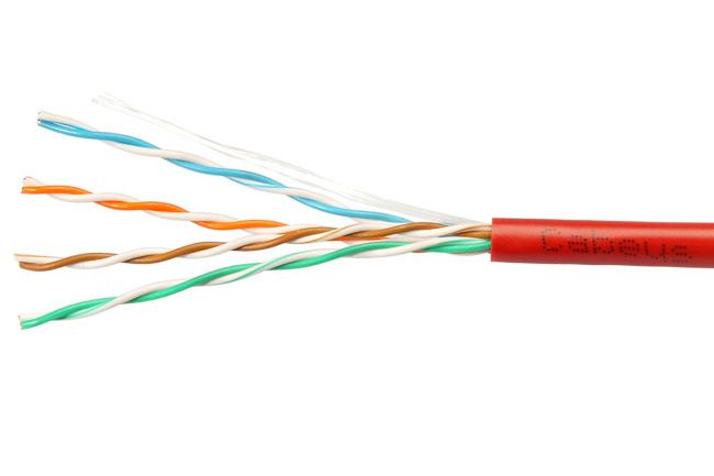 Кабель витая пара UTP-4P-Cat.5e-SOLID-RD-20 7249c-8
