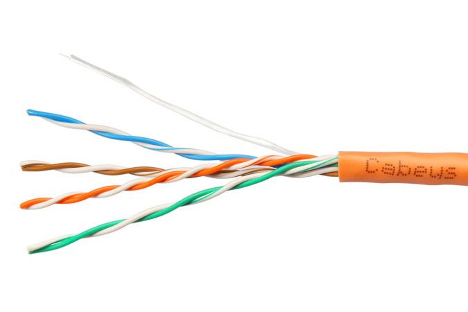 Кабель витая пара UTP-4P-Cat.5e-SOLID-OR-50 7253c-6