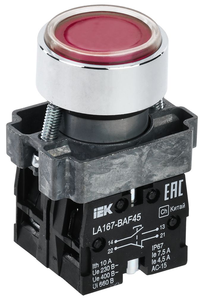 Кнопка управления LA167-BAF45 BBT20-BAF45-3-22-67-K04