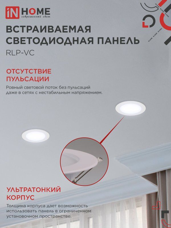 Панель светодиодная RLP-VC 4690612024523