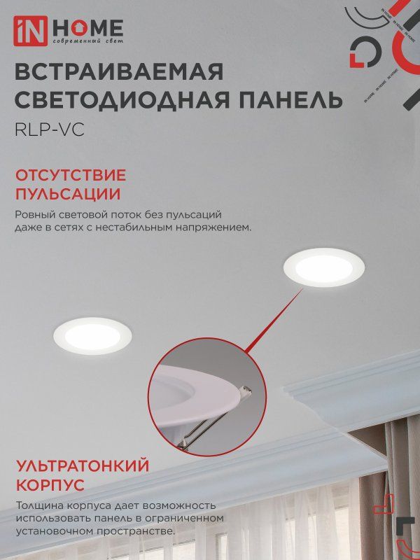 Панель светодиодная RLP-VC 4690612023366