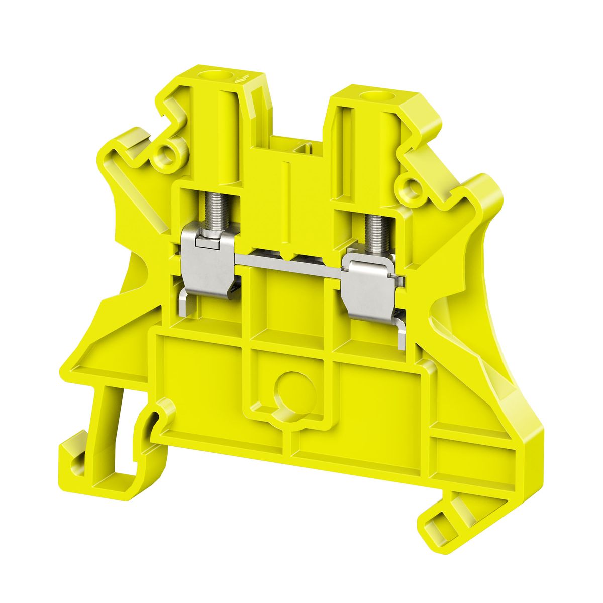Клемма проходная  TUR-2.5R-YE