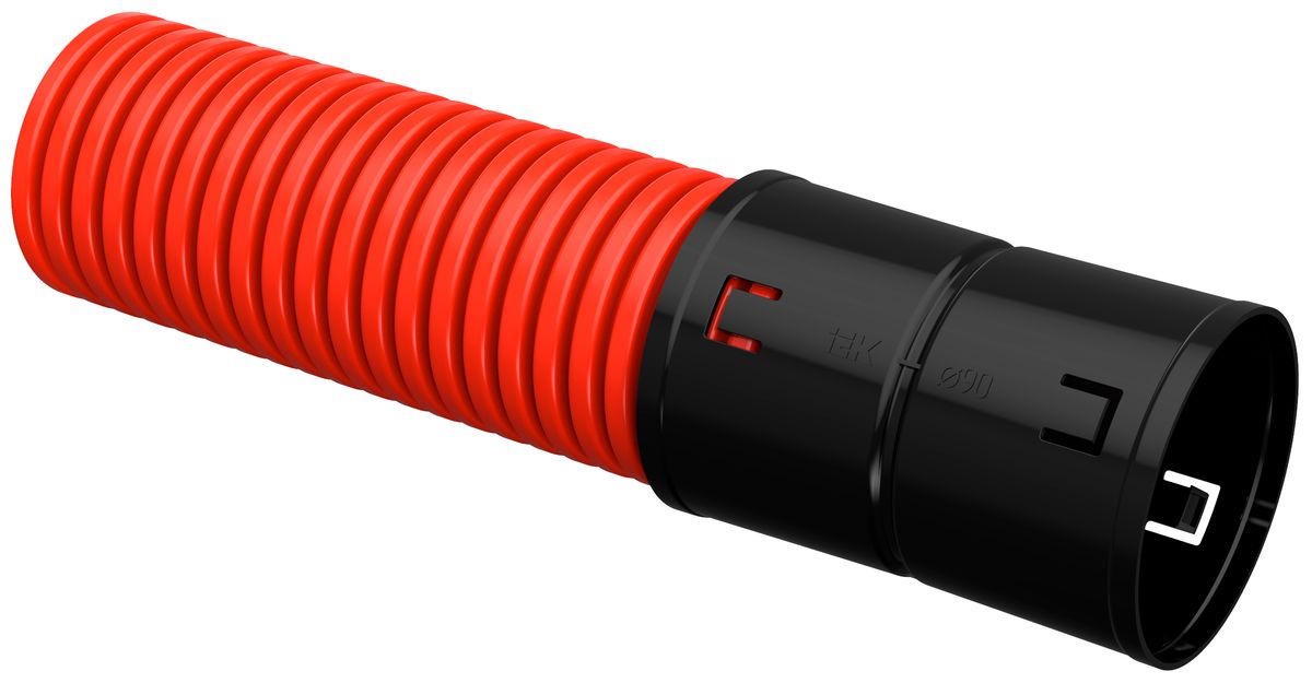 Труба гофрированная  CTG12-090-K04-050-R