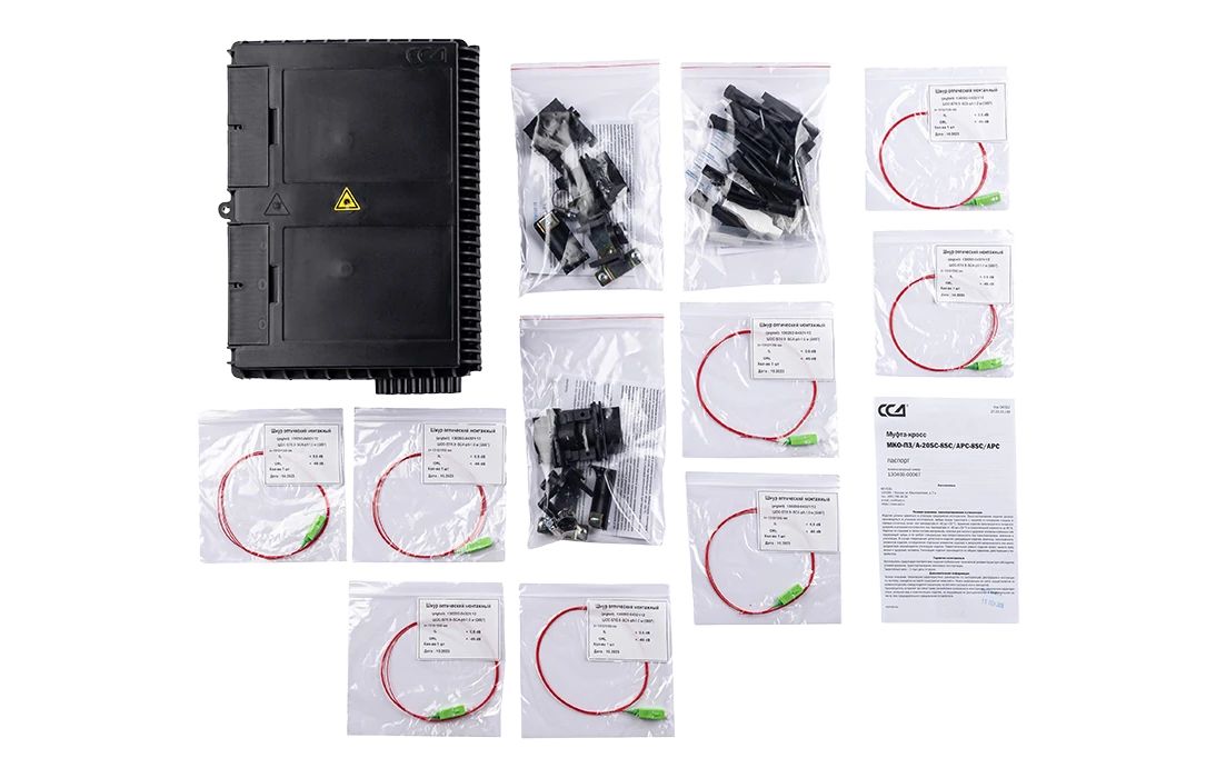 Муфта оптическая МКО-П3/С09-20SC-8SC/APC -8SC/APC 130408-00067