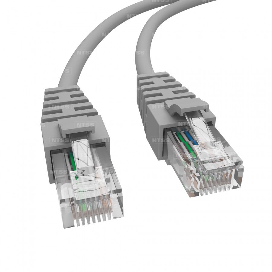 Патч-корд оптический  NTSS-PC-UTP-RJ45-5e-0.3-LSZH-GY