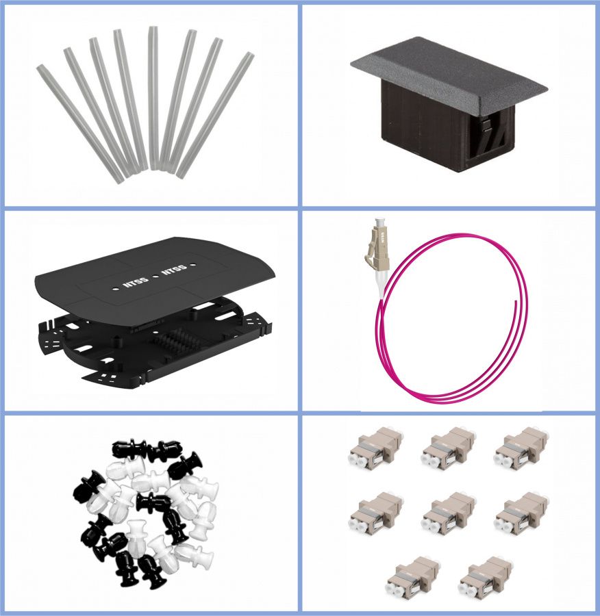 Кросс оптический  NTSS-RFOB-1U-20-2LC/U-504-SP1.5G1AY-BL