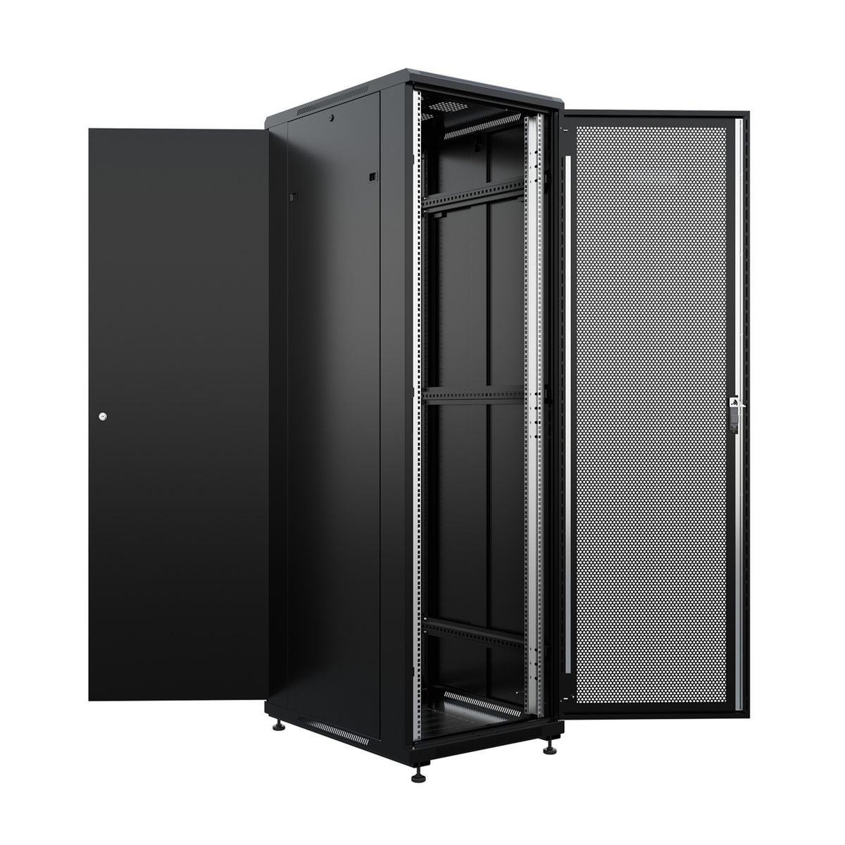 Шкаф телекоммуникационный  NTSS-R47U6080PD-BL