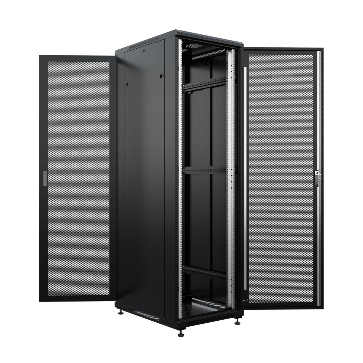 Шкаф телекоммуникационный  NTSS-R18U6080PD/PD-BL