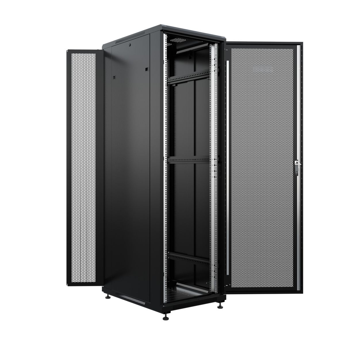 Шкаф телекоммуникационный  NTSS-R42U8080PD/PDD-BL