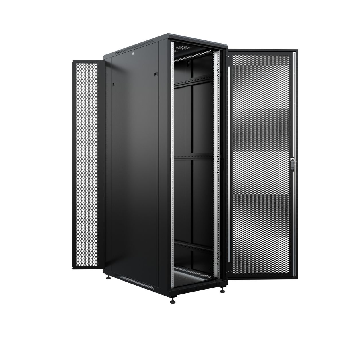 Шкаф телекоммуникационный  NTSS-R47U80120PD/PDD-BL