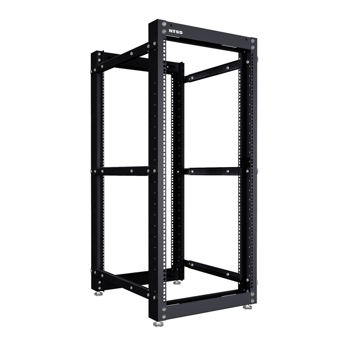 Стойка телекоммуникационная  NTSS-2POR37U/600-1000-BL