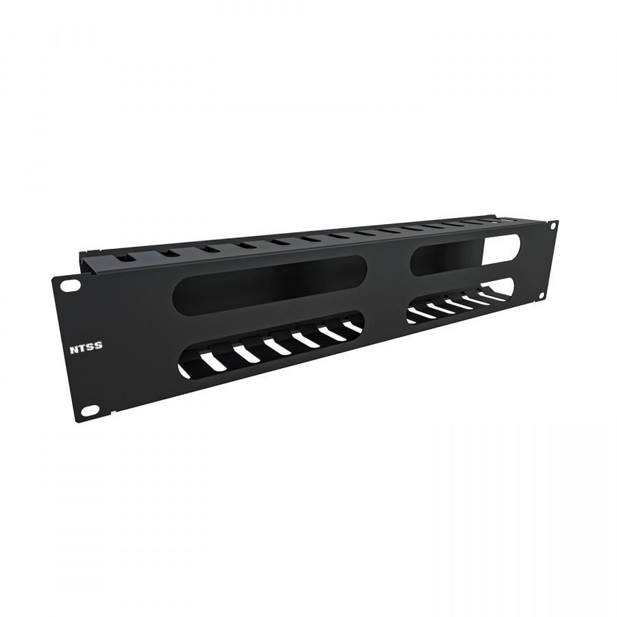 Органайзер кабельный  NTSS-HORGC-2U-(72)-BL