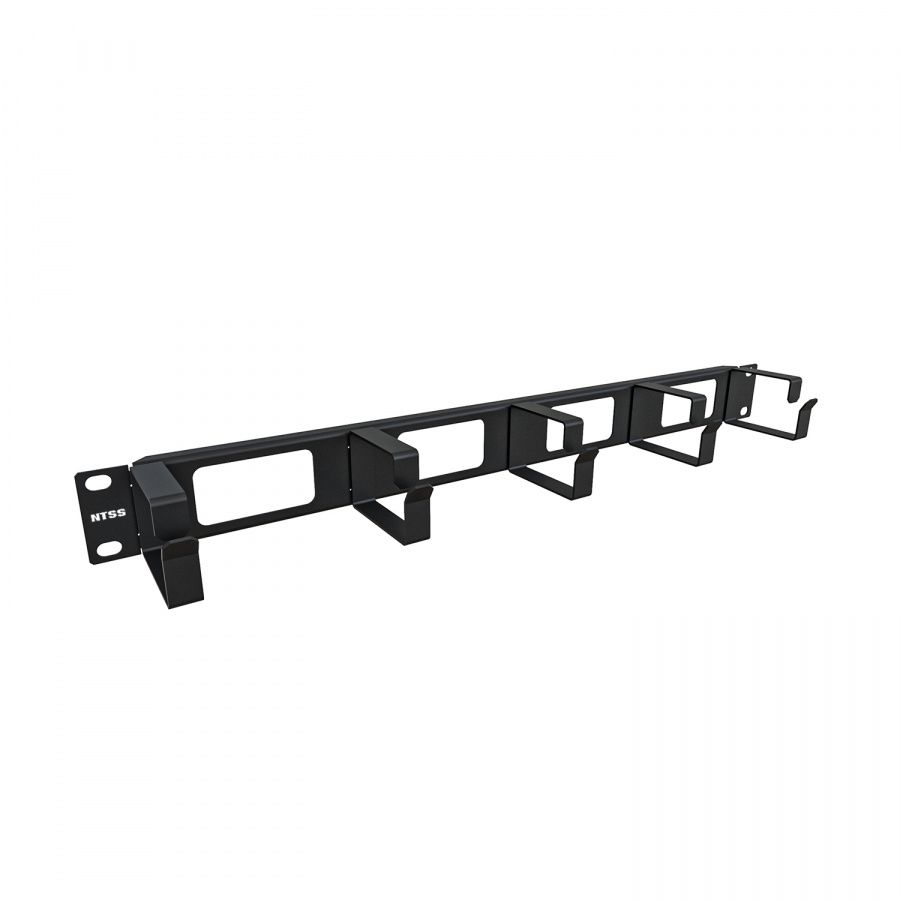 Органайзер кабельный  NTSS-HORG-O-1U-5(65)-BL