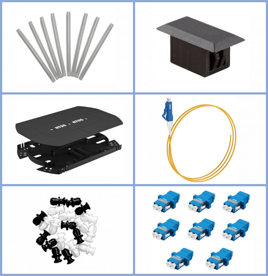 Кросс оптический  NTSS-RFOB-1U-24-2LC/U-9-SP1.5G1AY