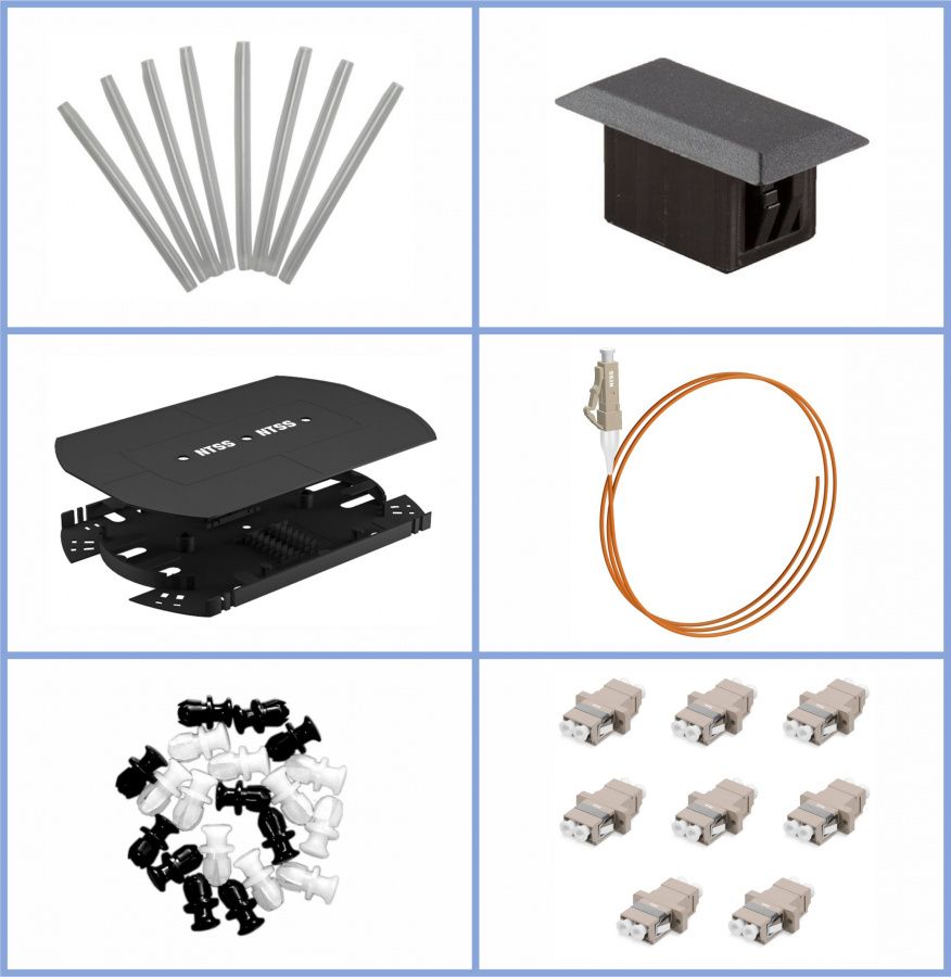 Кросс оптический  NTSS-RFOB-3U-96-2LC/U-50-SP1.5G1AY