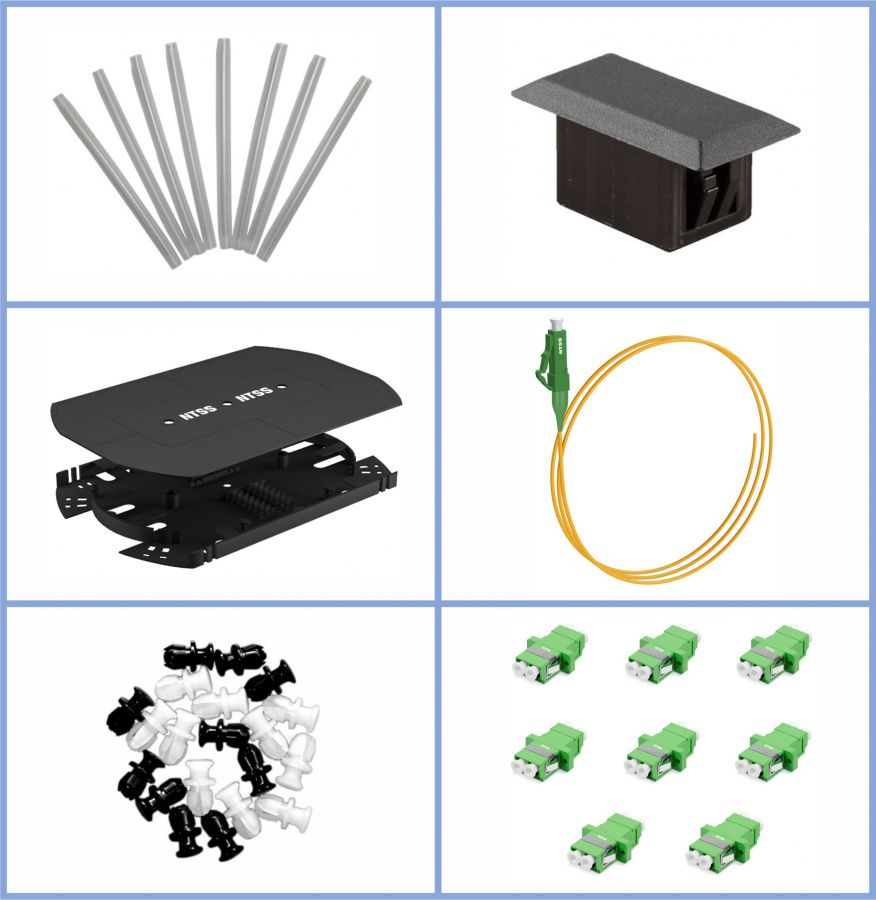 Кросс оптический  NTSS-RFOB-1U-20-2LC/A-9-SP1.5G1AY-BL