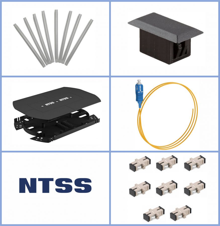 Кросс оптический  NTSS-RFOB-2U-64-SC/U-9-SP1.5G0AY-BL