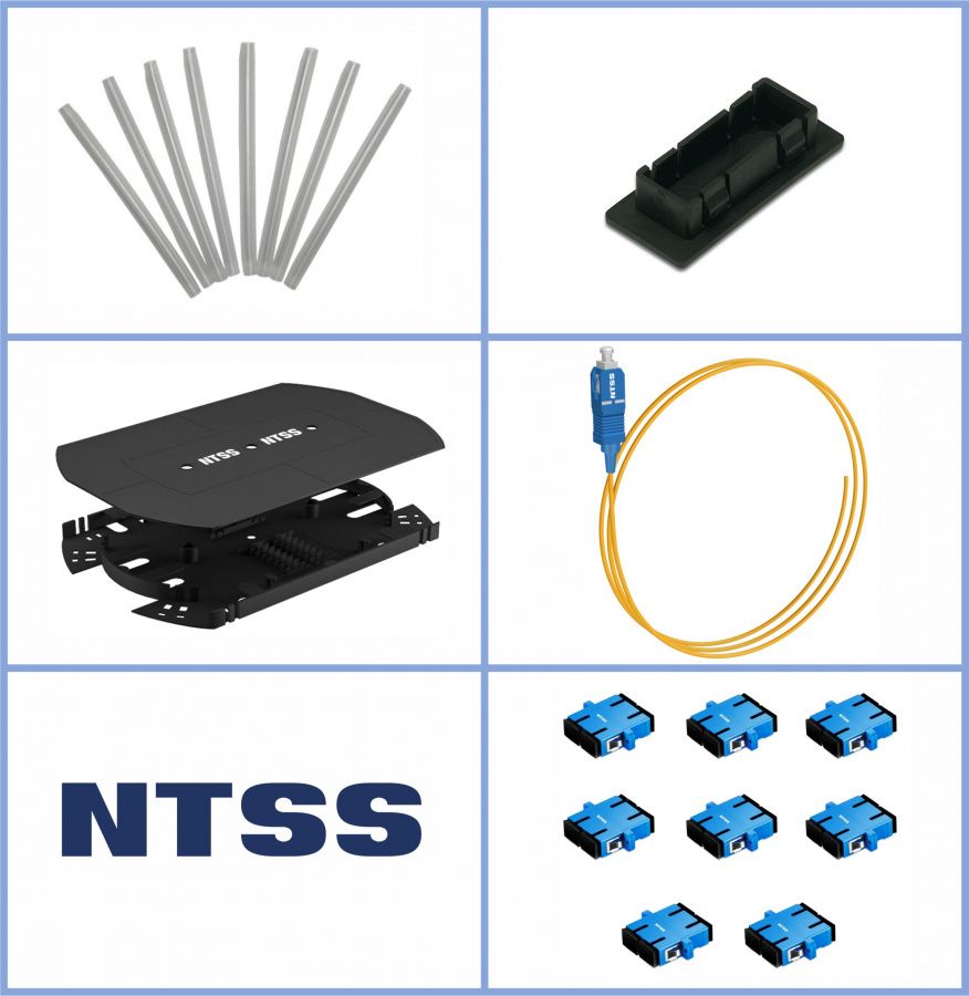 Кросс оптический  NTSS-RFOB-1U-16-2SC/U-9-SP1.5G0AY-BL