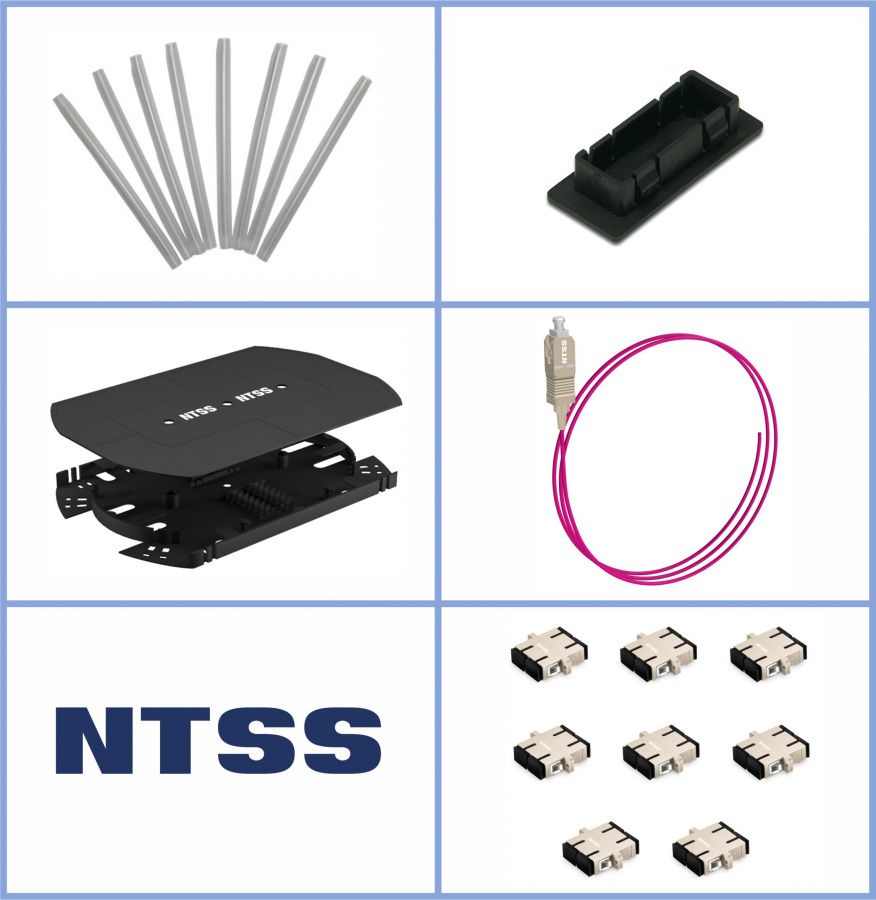 Кросс оптический  NTSS-RFOB-1U-8-2SC/U-504-SP1.5G0AY
