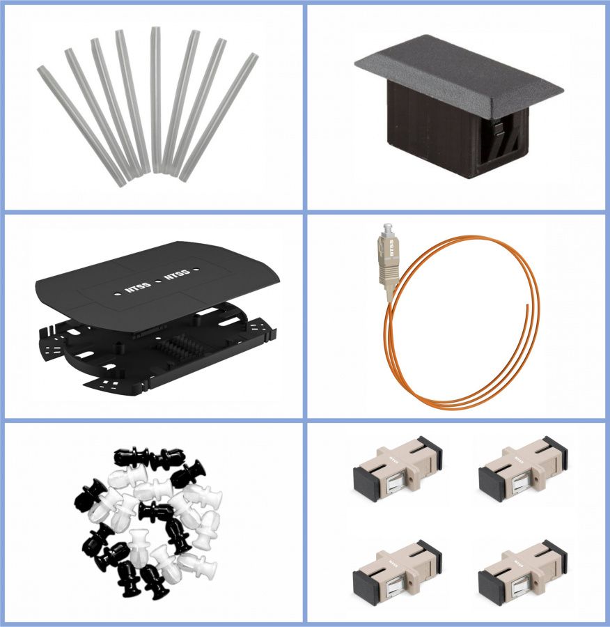 Кросс оптический  NTSS-RFOB-1U-4-SC/U-62.5-SP1.5G1AY