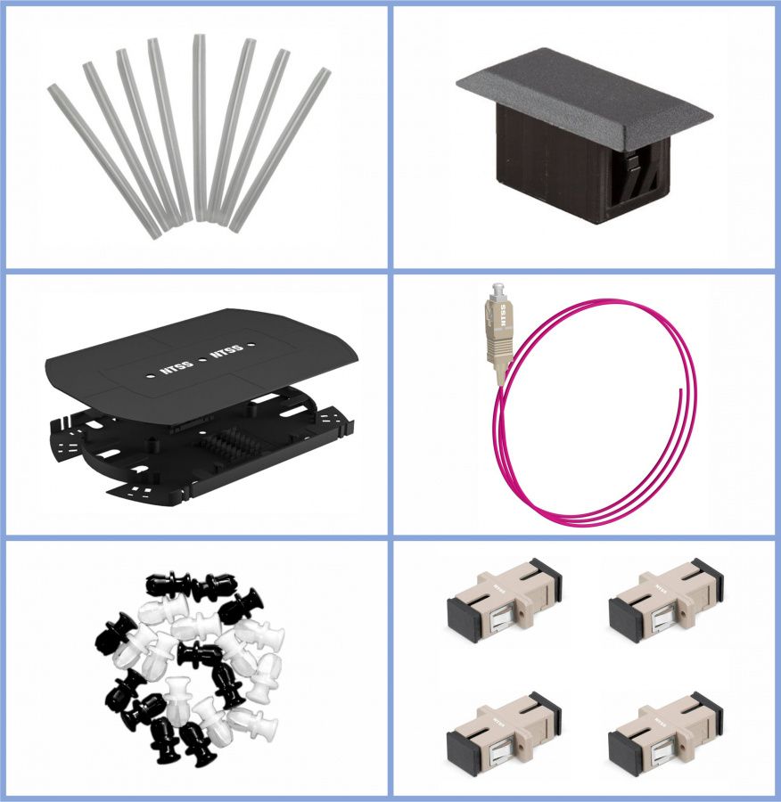 Кросс оптический  NTSS-RFOB-1U-4-SC/U-504-SP1.5G1AY
