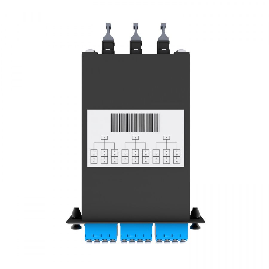 Кассета волоконно-оптическая  NTSS-C-ST-9-3x12MPO(m)/A-36xLC/U-A-BL