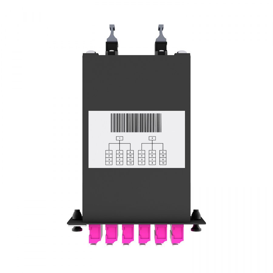 Кассета волоконно-оптическая  NTSS-C-ST-504-2x12MPO(m)/U-24xLC/U-A-BL