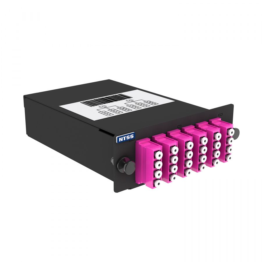 Кассета волоконно-оптическая  NTSS-C-ST-504-2x12MPO(m)/U-24xLC/U-A-BL