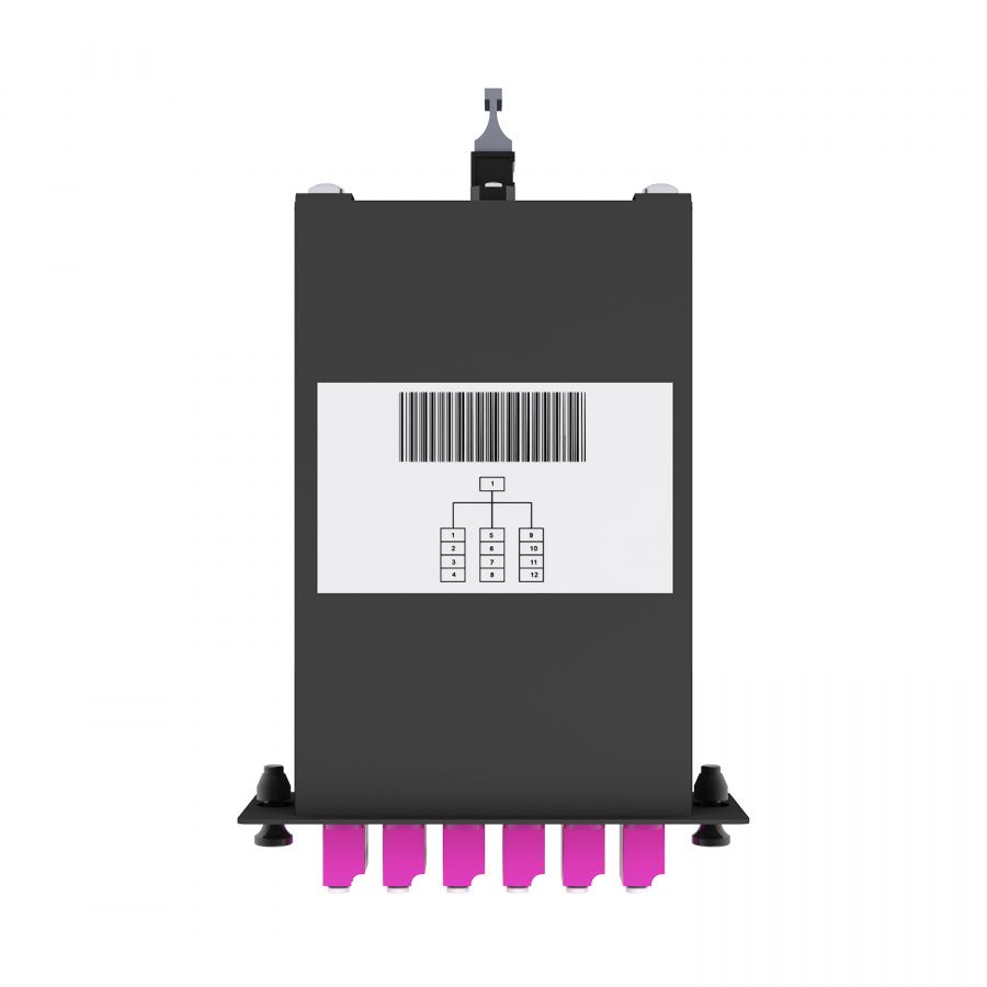 Кассета волоконно-оптическая  NTSS-C-ST-504-1xMPO(m)/U-12xLC/U-A-BL