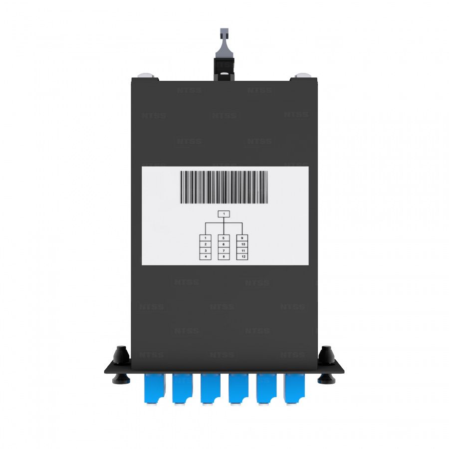 Кассета волоконно-оптическая  NTSS-C-ST-9-1x8MPO(m)/A-8xLC/U-A-BL