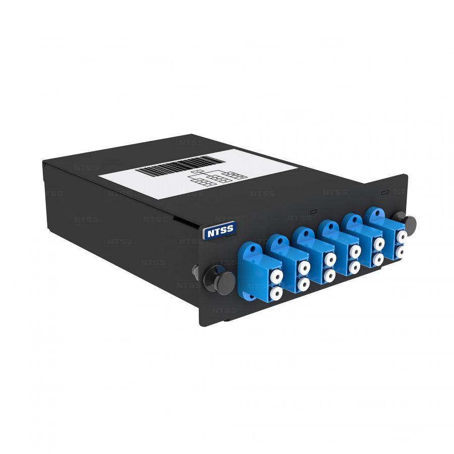 Кассета волоконно-оптическая  NTSS-C-ST-9-1x8MPO(m)/A-8xLC/U-A-BL