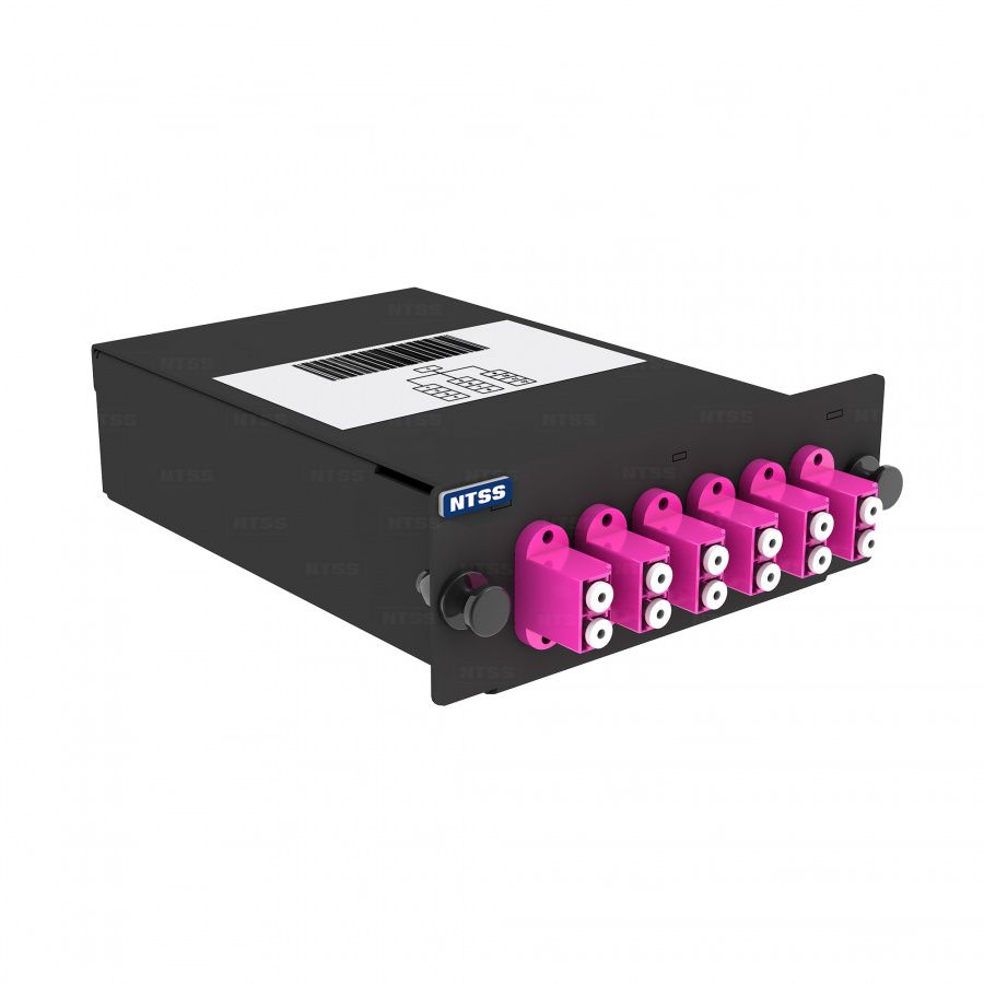 Кассета волоконно-оптическая  NTSS-C-ST-504-1x8MPO(m)/U-8xLC/U-A-BL