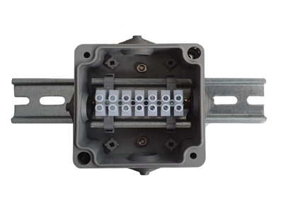 Коробка клеммная КСП-DIN-7 (82х80х55) АЯКС 