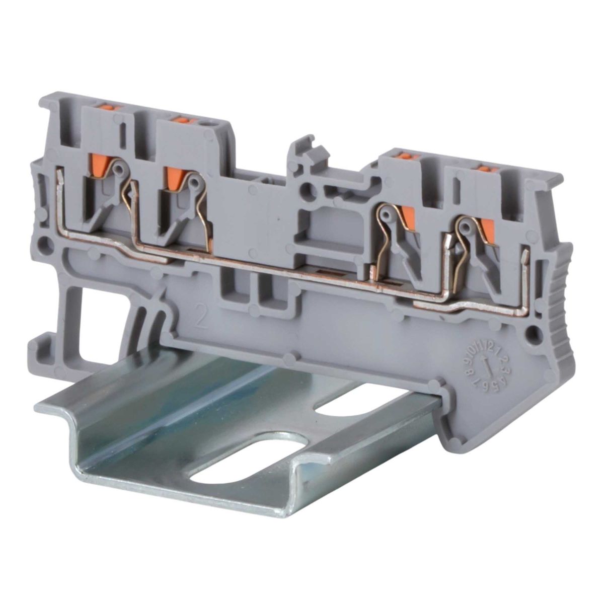 Клемма проходная  VPR-1.5-QUATTRO-GY