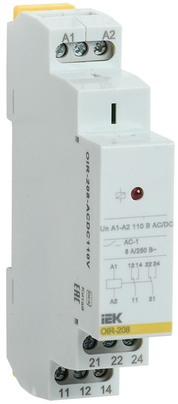 Реле промежуточное  OIR-208-ACDC110V