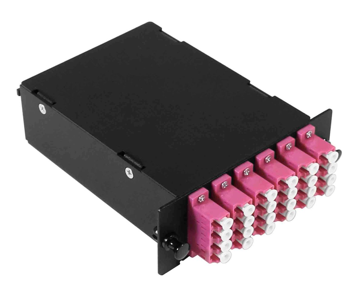 Кассета оптическая FO-4K-6QLC/U-2MPO/U(m)-MM504-BK-T 12543c