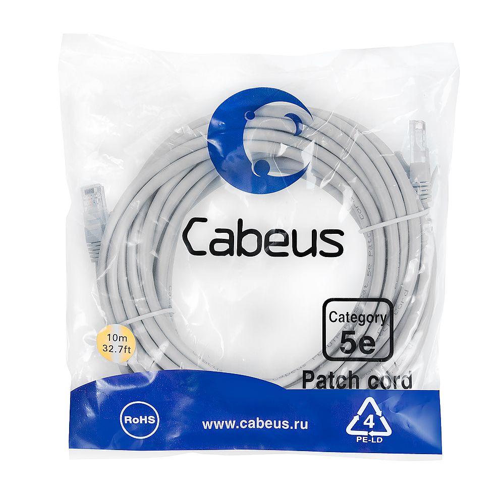 Патч-корд PC-UTP-RJ45-Cat.5e-10m-LSZH 9591c