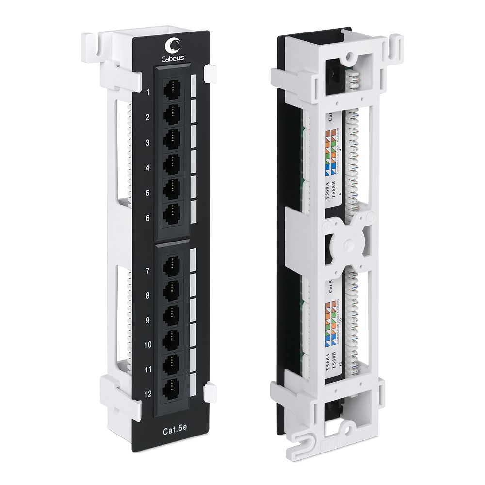 Патч-панель PL-12-Cat.5e-WL-Dual IDC 7004c