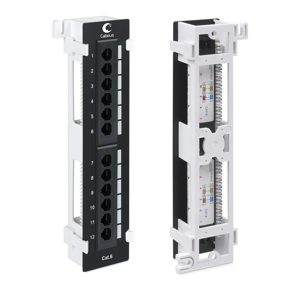 Патч-панель PL-12-Cat.6-WL-Dual IDC 7954c