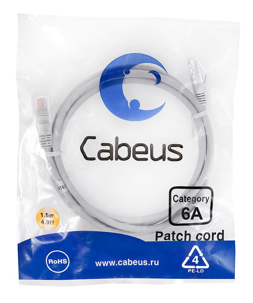 Патч-корд PC-UTP-RJ45-Cat.6a-1.5m-LSZH 7895c
