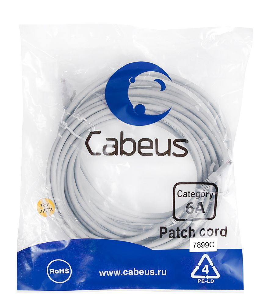 Патч-корд PC-UTP-RJ45-Cat.6a-10m-LSZH 7899c