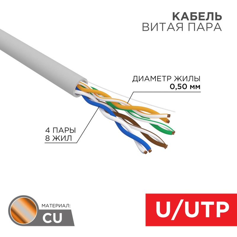 Кабель витая пара  01-0069-R