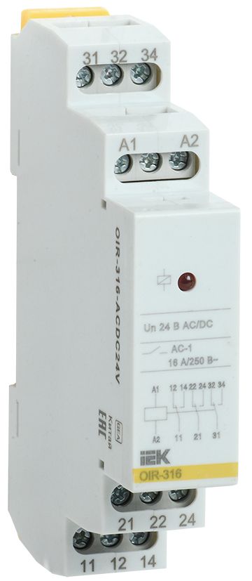 Реле промежуточное  OIR-316-ACDC24V