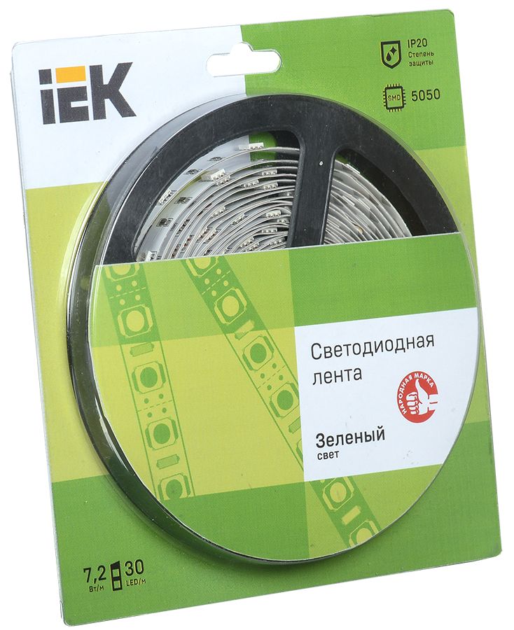 Лента светодиодная LSR-5050G30-7.2-IP20-12V LSR2-5-030-20-1-05