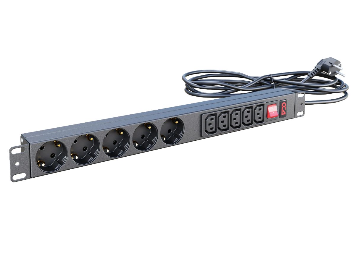 Блок розеток БР-5SCH-5C13-10А-Ш-1,8SCH 130411-02560